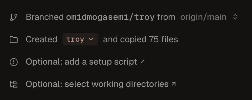 Set working directories